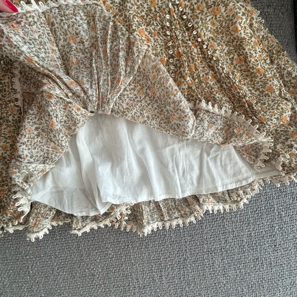 Free People Floral Mini Dress Size Small Half Sleeve Brand New - Picture 4 of 16